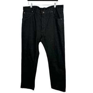 Wrangler Mens Black Regular Fit Jeans NWT 38X30